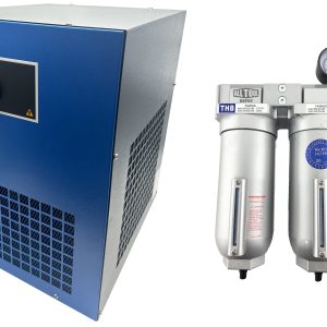 ENAIR ITALY DSU100 Refrigerated Air Dryer, Electronic Controller, 115 Volts, 276 PSI Max Inlet Pressure, Single Phase, 100 CFM (WITH PRE-FILTERS)