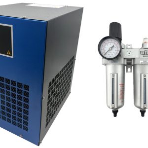 ENAIR ITALY DSU35 Refrigerated Air Dryer, Electronic Controller, 115 Volts, 276 PSI Max Inlet Pressure, Single Phase, 35 CFM (WITH REGULATOR PRE-FILTER)