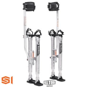 SurPro S1 Interlok Aluminum Drywall Stilts Adjustable Height 26-40 in. (S1-A-2640)