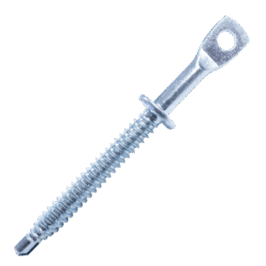 (200-Pack) 3.25" Eye Lag Self tapping Drilling point Screw Zinc